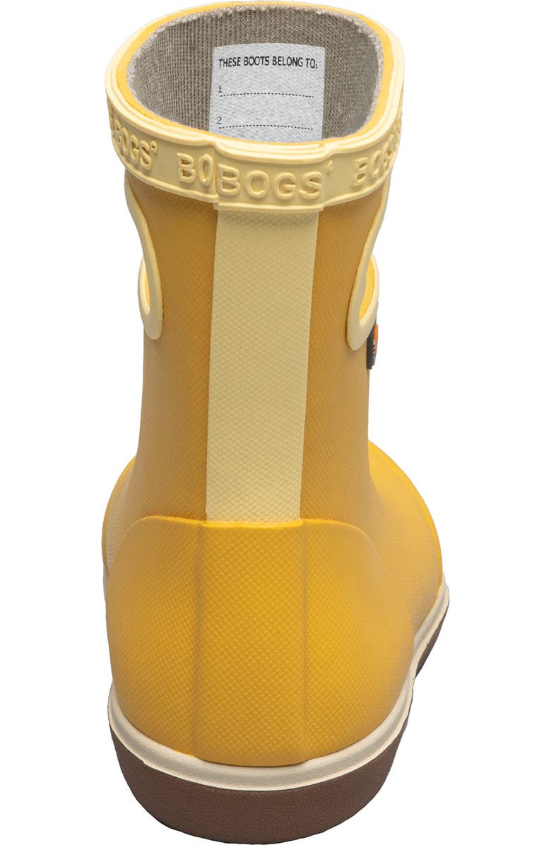 Bogs Kids' Skipper II Waterproof Rain Boot, Alternate, color, Mustard