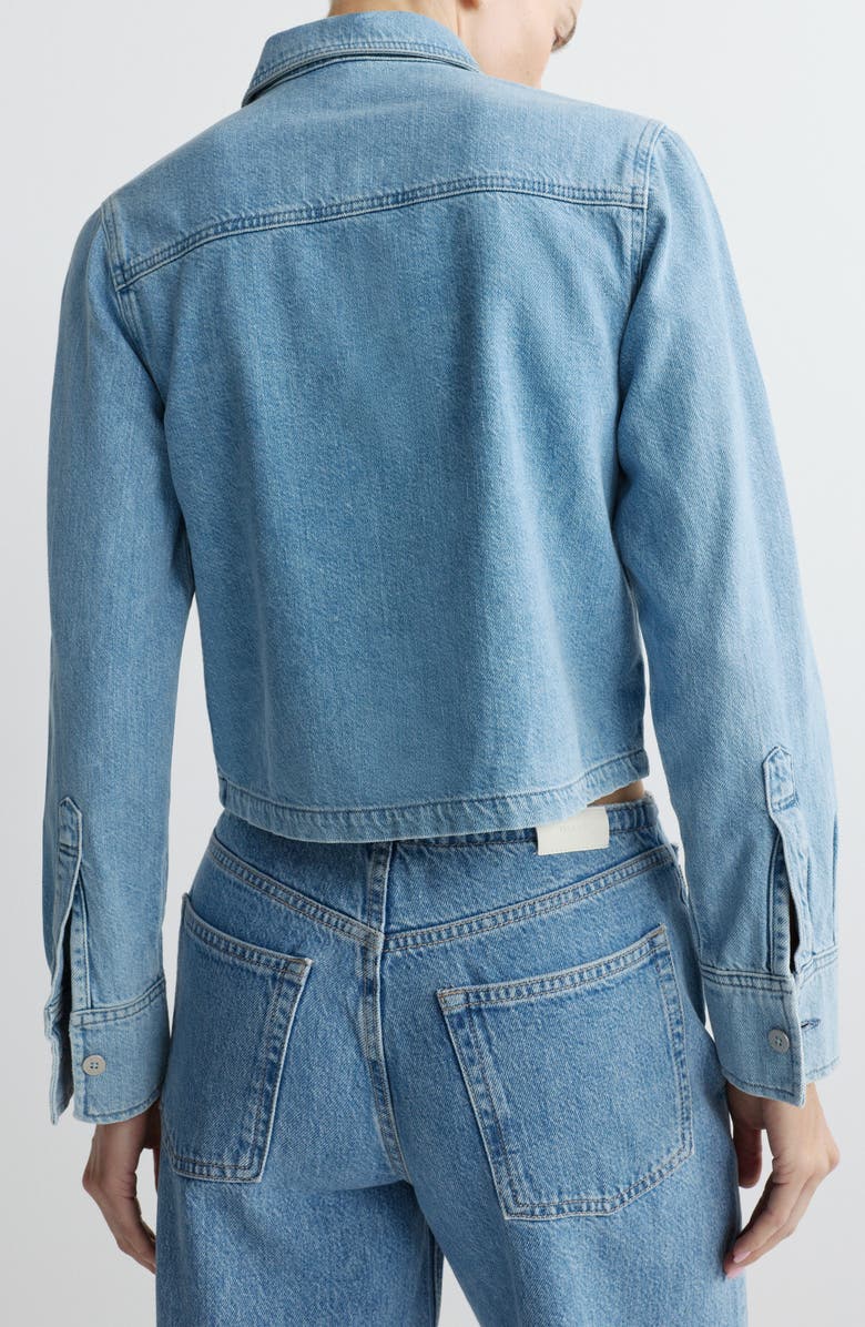 DL1961 Montauk Aura Button-Up Denim Top, Alternate, color, Rhone Aura