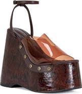 AZALEA WANG Jenza Platform Wedge Sandal
