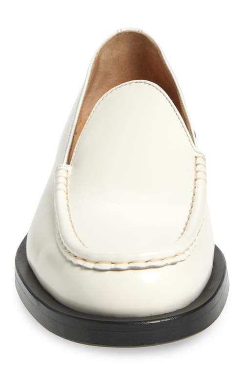 Jacquemus Les Mocassins Leather Loafers In Off-white 110