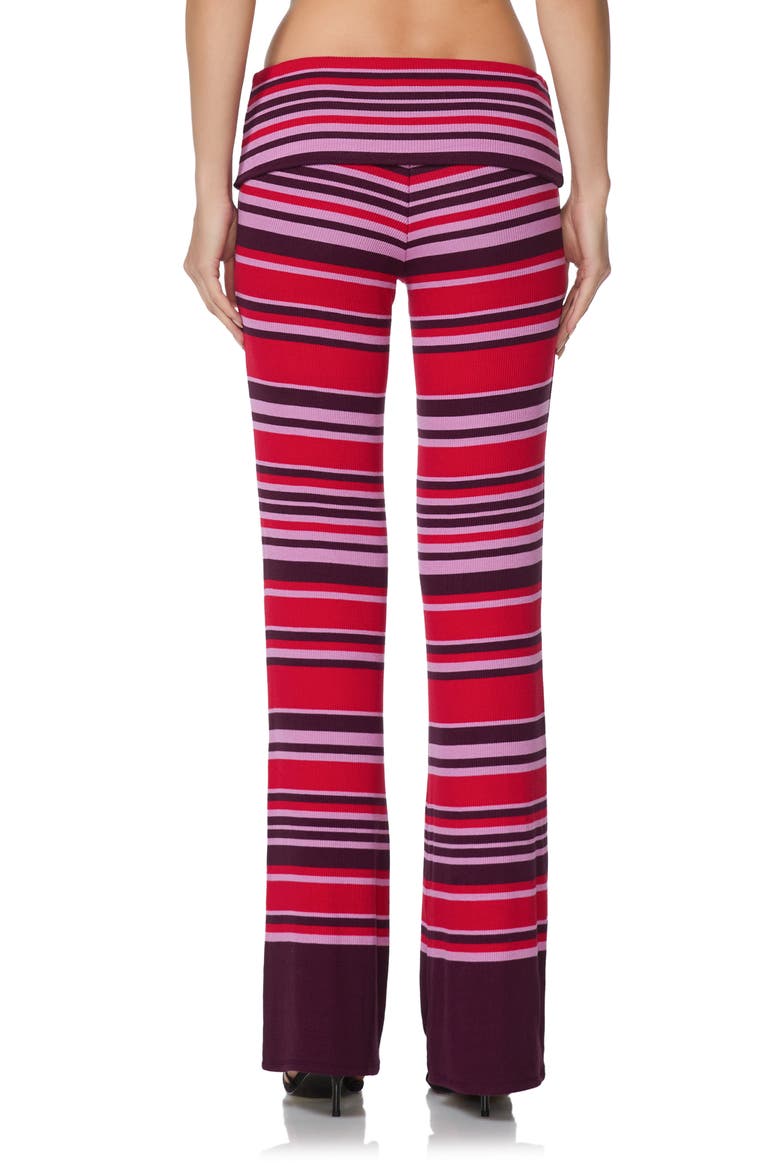 Tatiana Striped Low Rise Straight Leg Pants, Alternate, color, STRIPED KISS
