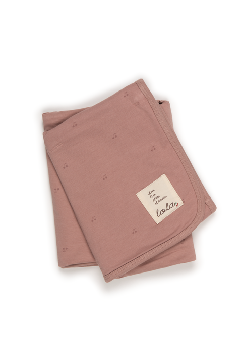 Allover Cherry Cotton Print Blanket (Baby)
