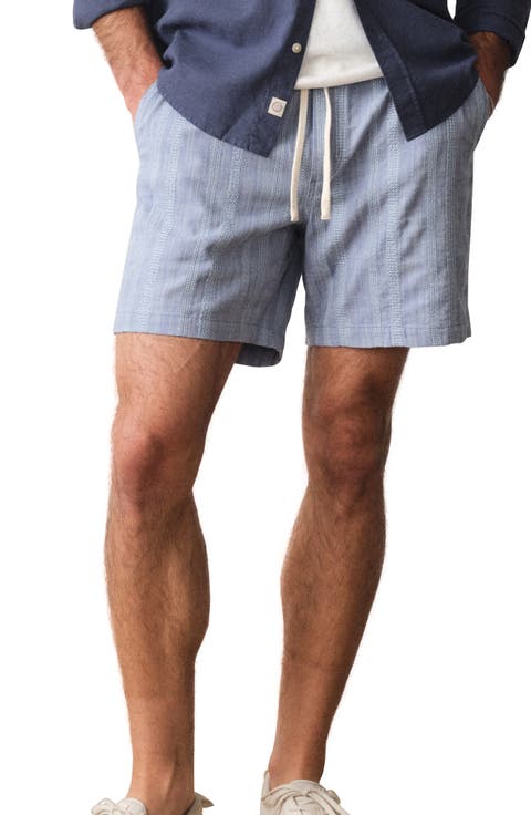 Saturday Beach Striped Shorts
