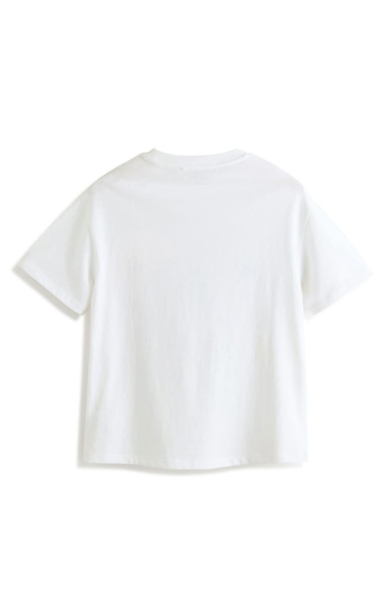 NEXT Kids' Floral Embroidered Cotton Graphic T-Shirt, Alternate, color, Neutral