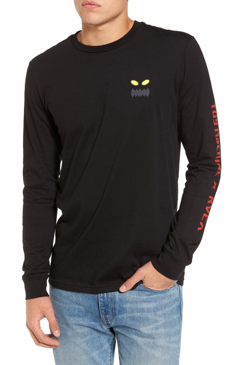 RVCA Toy Machine Logo T-Shirt, Main, color,