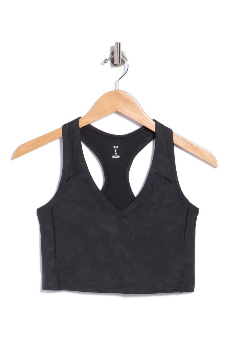 Movement Suede Effect Longline Sports Bra, Main, color, BLACK