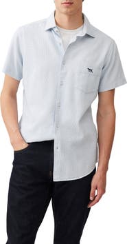 Rodd & Gunn Airtex Short Sleeve Cotton Button-Up Shirt