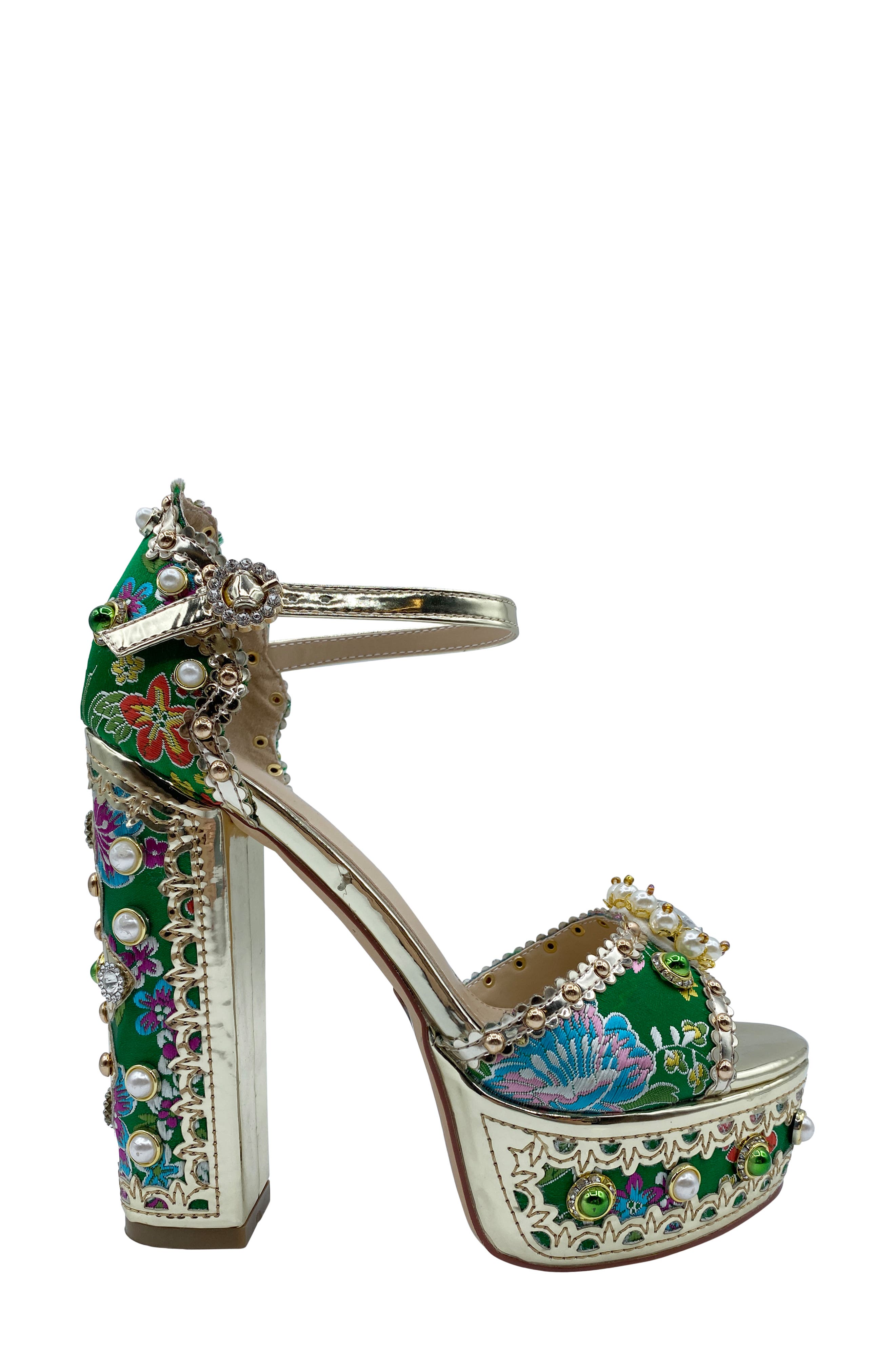 AZALEA WANG Cici Platform Sandal, Alternate, color, 