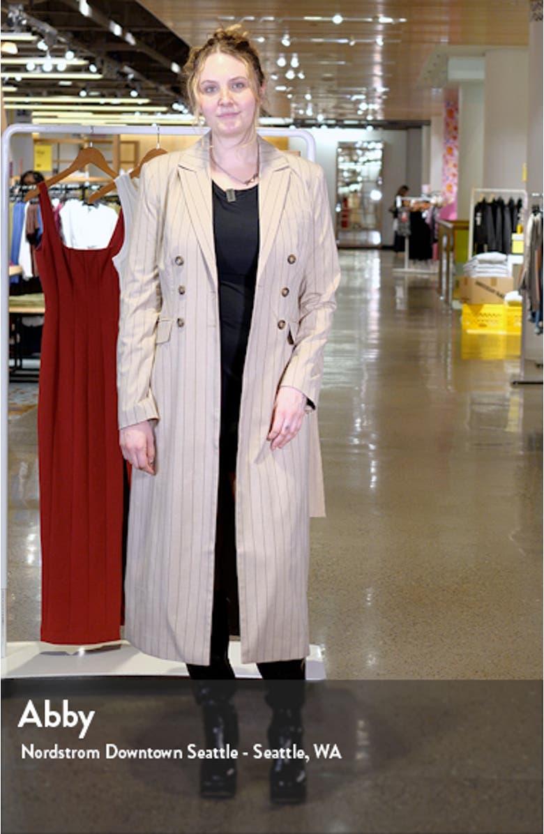 The Meyer Double Breasted Longline Coat, sales video thumbnail