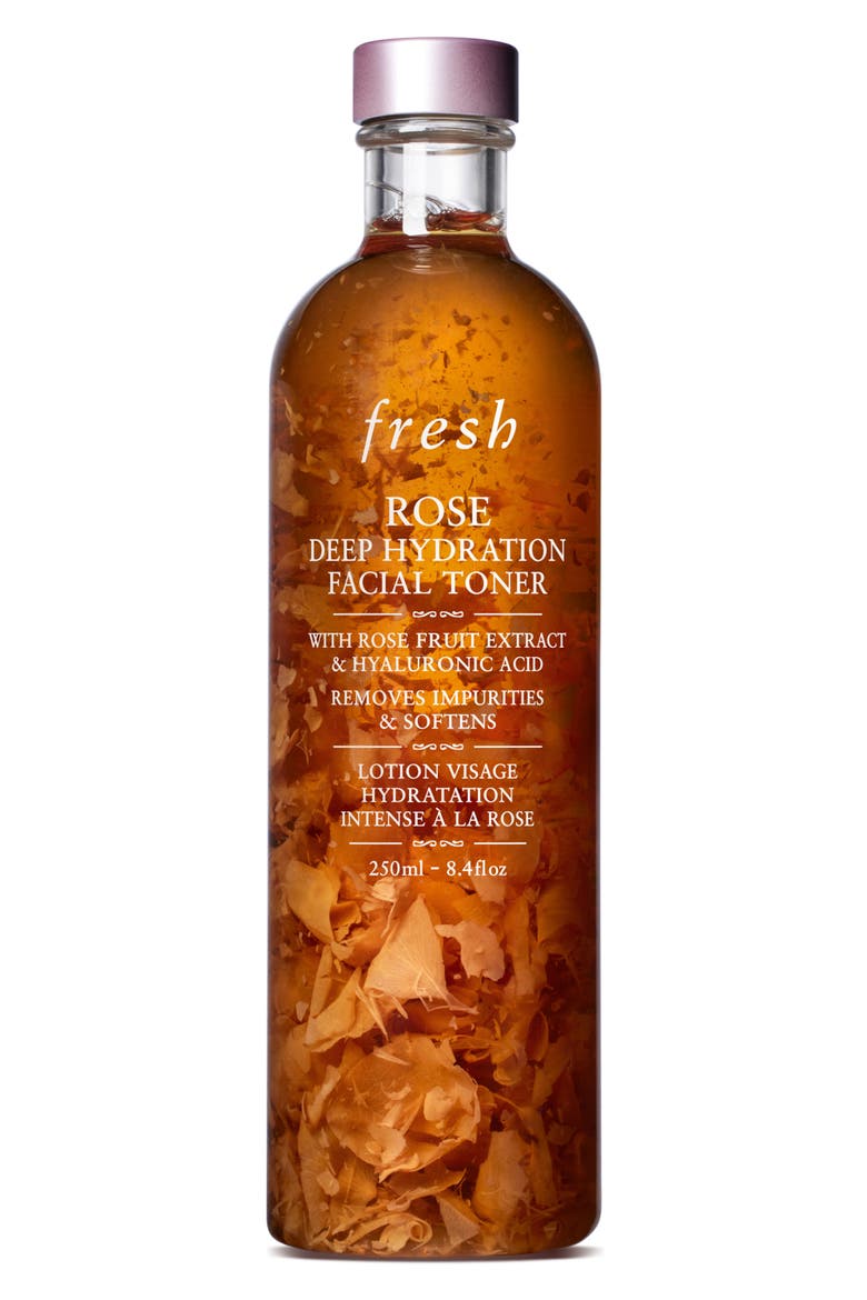 Rose & Hyaluronic Acid Deep Hydration Toner, Main, color, NO COLOR