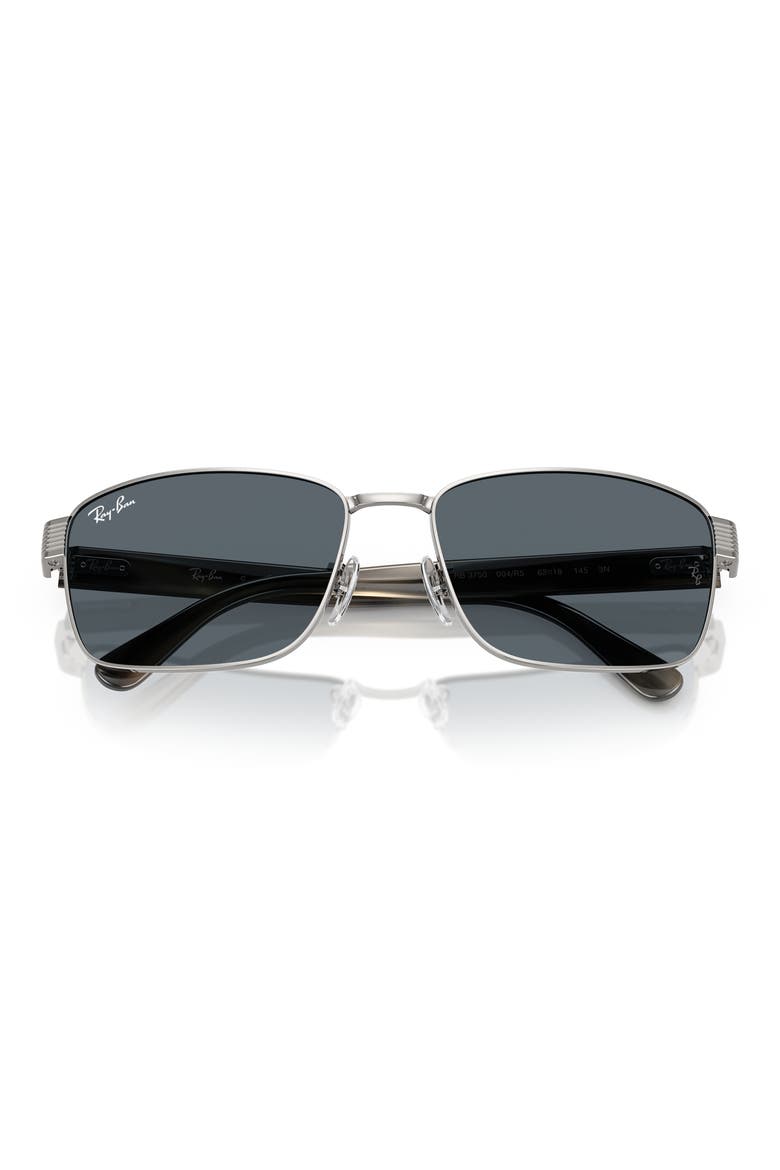 62mm Square Sunglasses, Alternate, color, BLUE