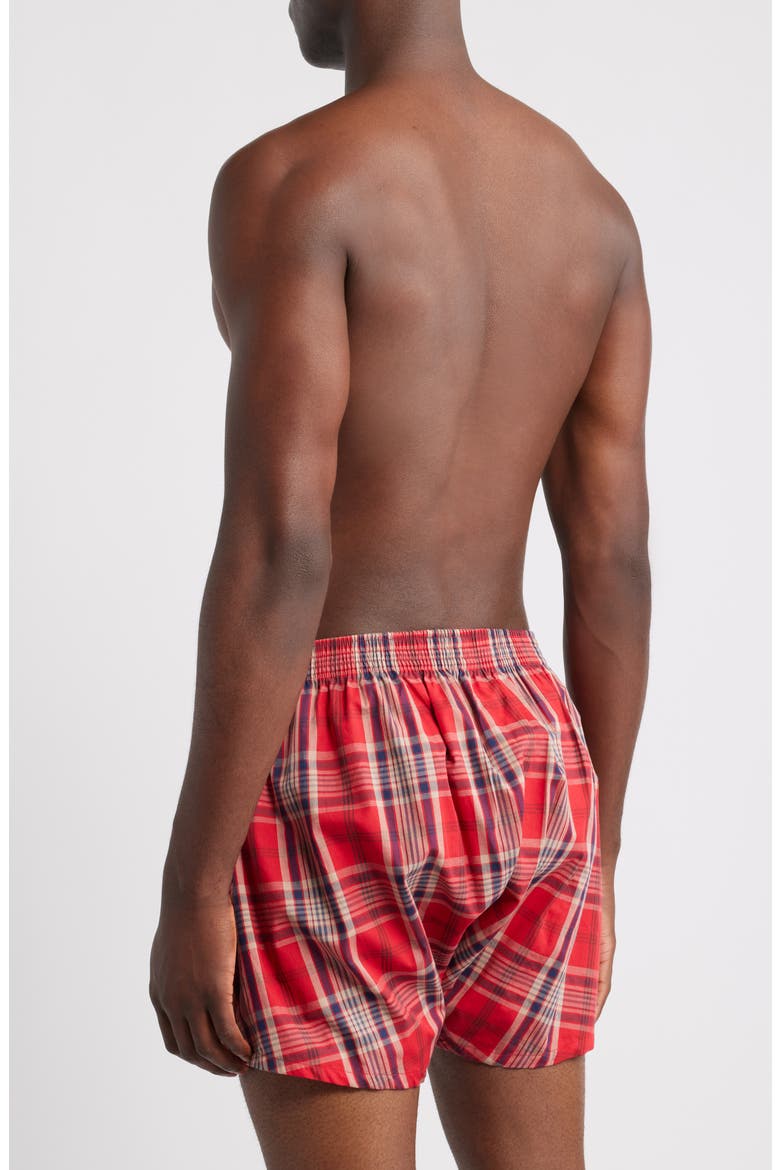 3-Pack Classic Fit Boxers, Alternate, color, RED DAWSON PLAID MULTI