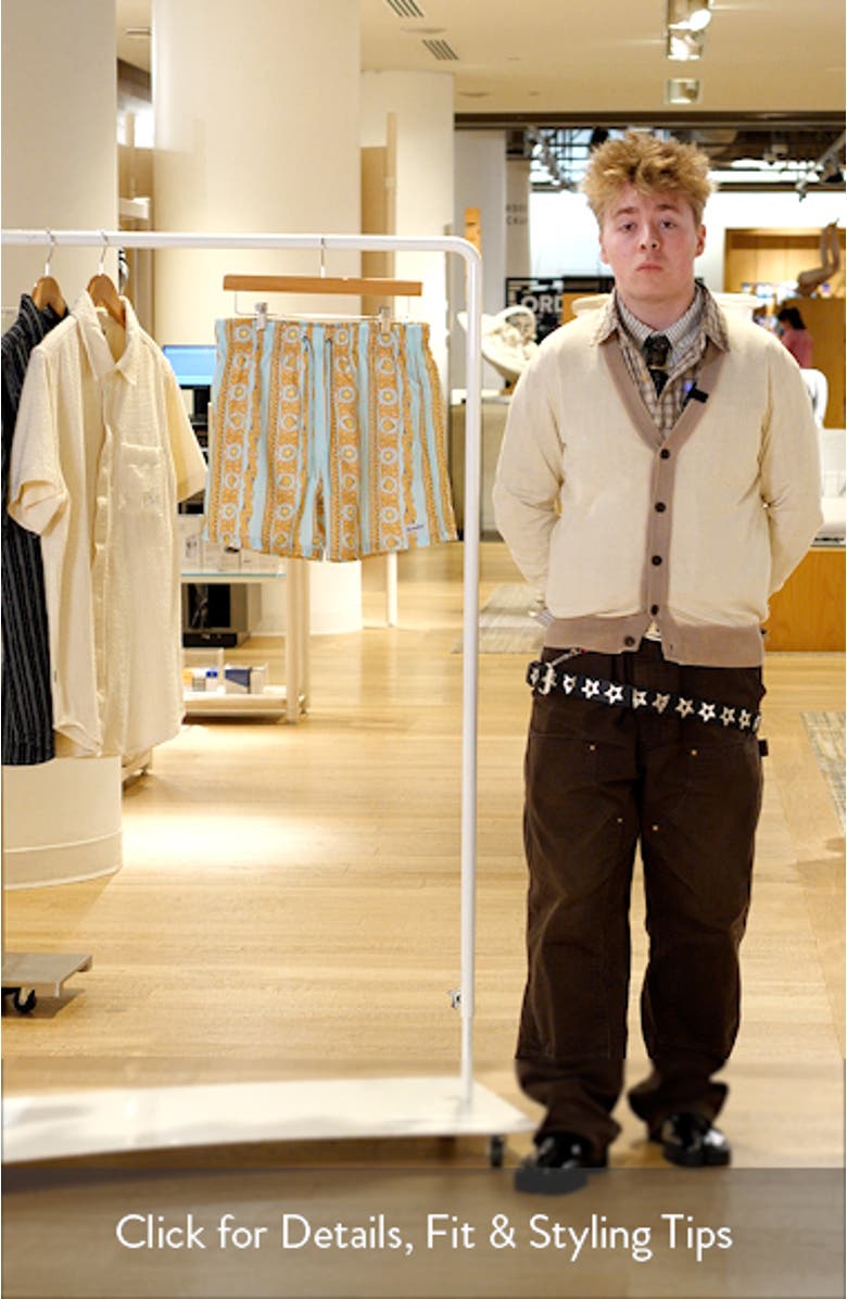 Printed Short Swim Trunks, sales video thumbnail