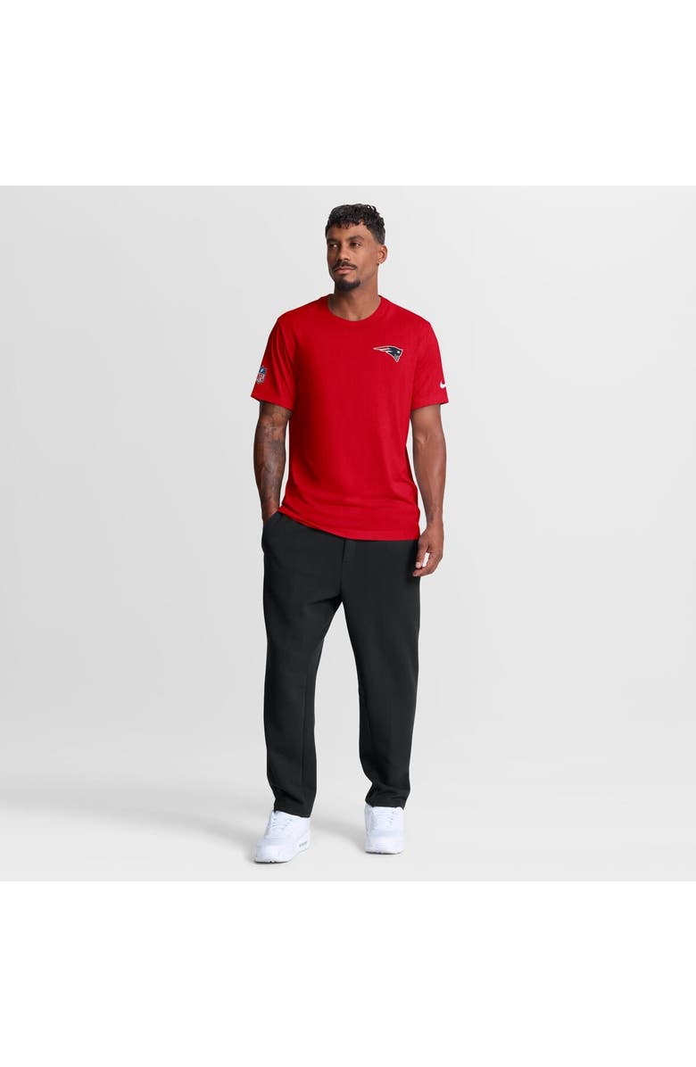 Nike Men's Nike Red New England Patriots Sideline Legend Small Logo Dri-FIT T-Shirt, Alternate, color, Red