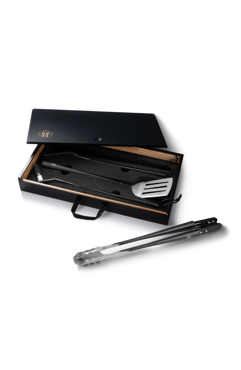 Schmidt Brothers Cutlery Carbon 6, 4-Piece BBQ Tool Set, Main, color,