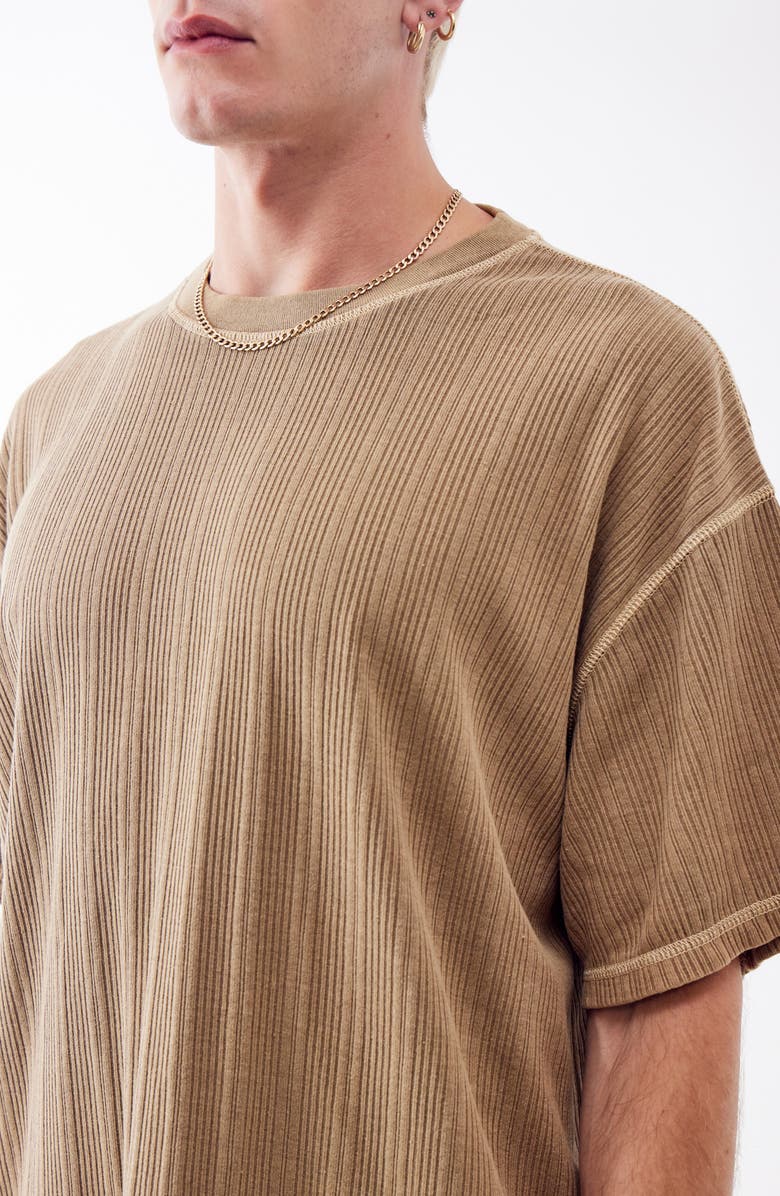 BDG Urban Outfitters Variegated Recycled Cotton Rib T-Shirt, Alternate, color,