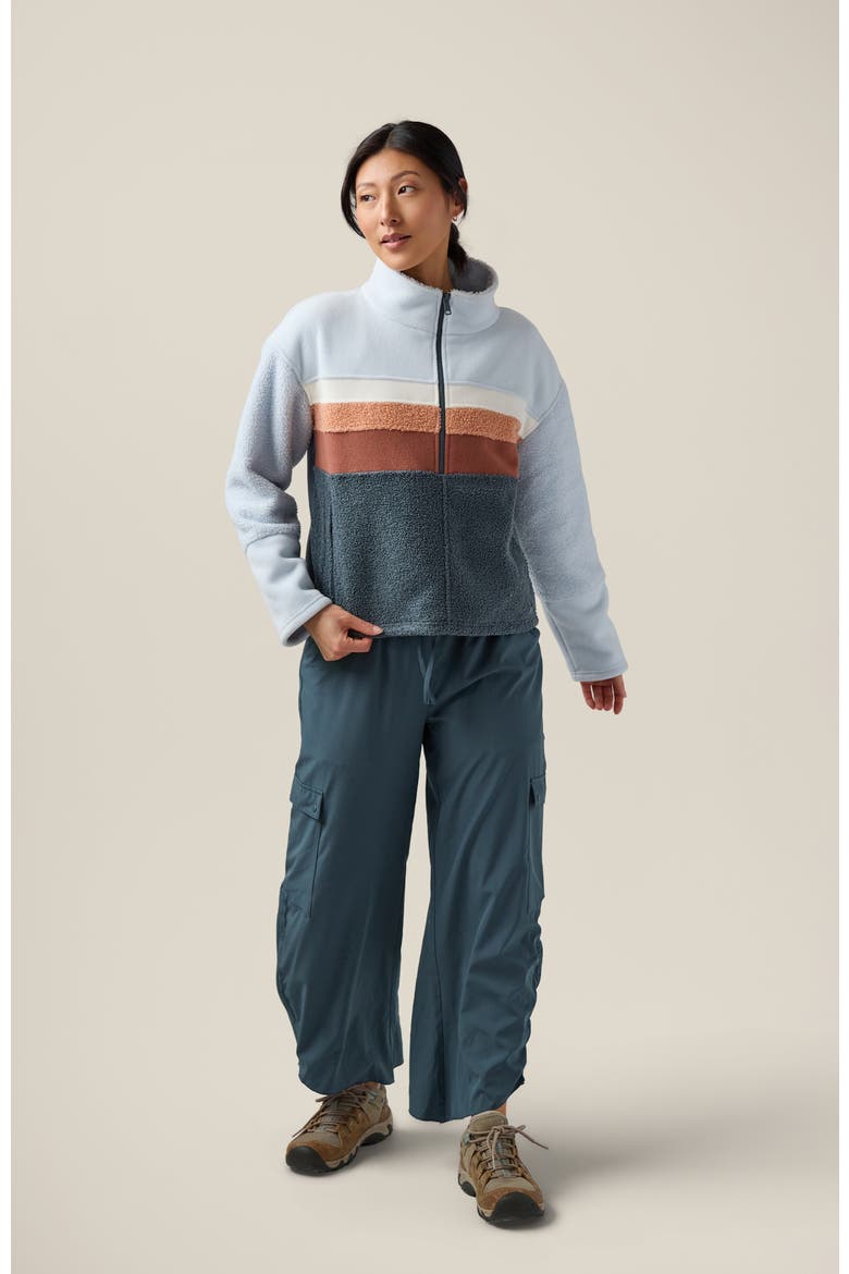 Colorblock Fleece, Main, color, West
