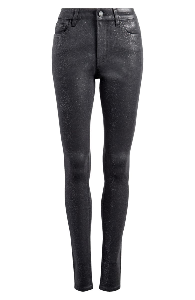 PURPLE BRAND Glitter Skinny Jeans, Alternate, color, 