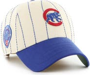 '47 Men's '47 x Rawlings Natural/Royal Chicago Cubs Pinstripe Clean Up Adjustable Hat