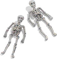 BaubleBar Pavé Skeleton Drop Earrings