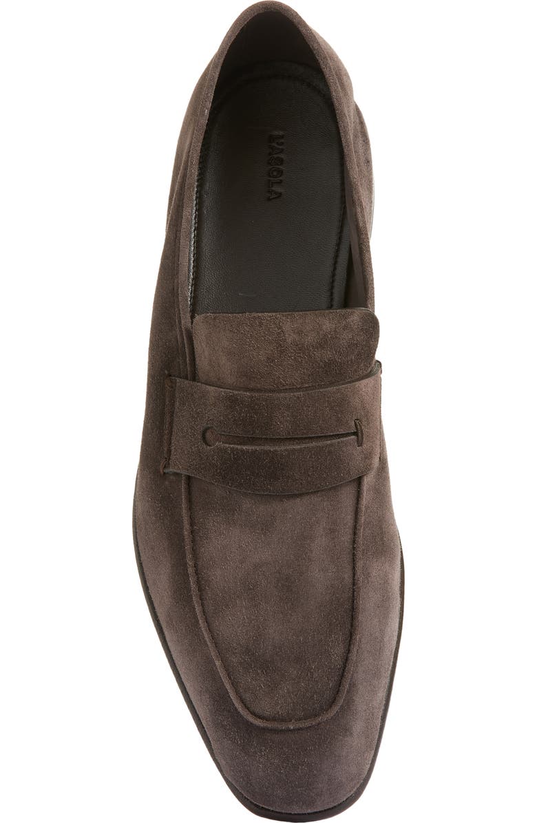 ZEGNA L'Asola Suede Penny Loafer, Alternate, color,
