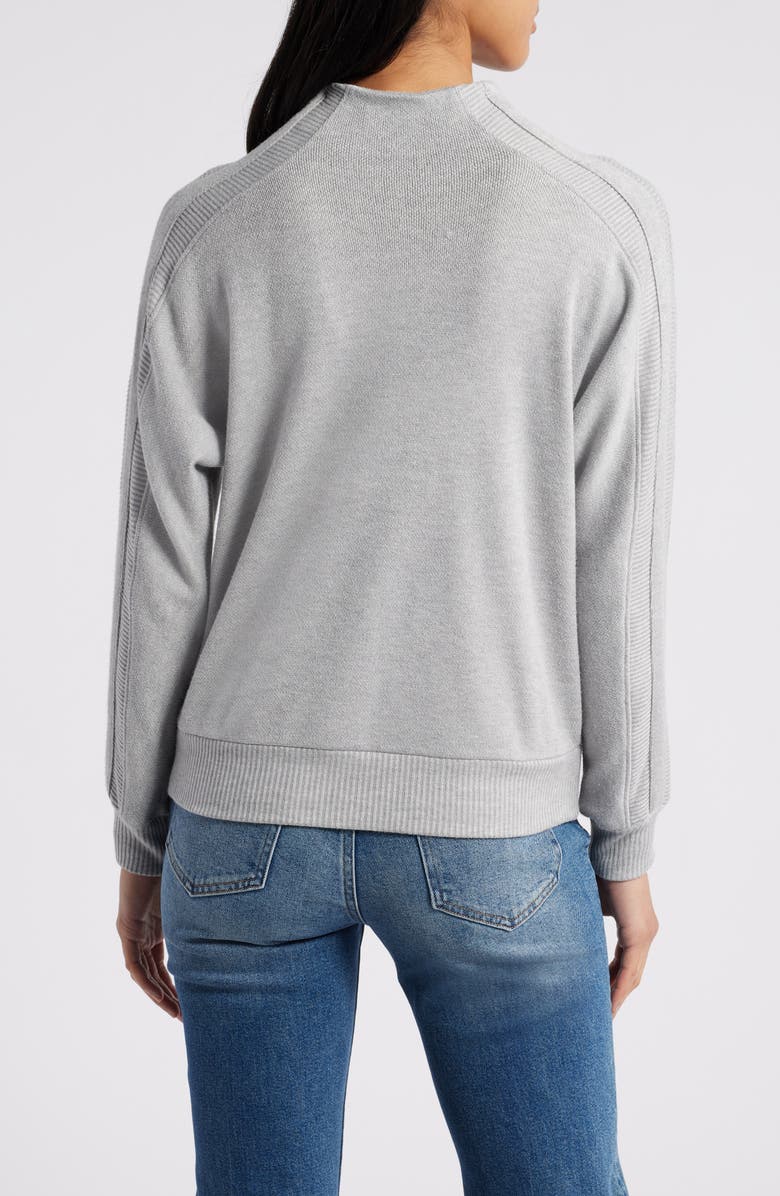 Wit & Wisdom Funnel Neck Knit Top, Alternate, color,