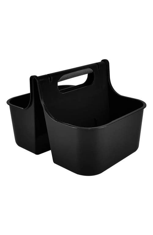 J&v Textiles J And V Textiles Portable Shower Caddy In Black