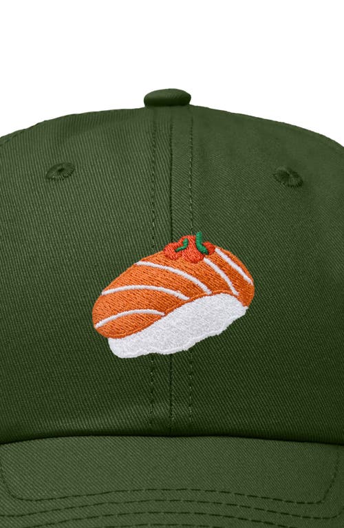 DALIX DALIX SALMON SUSHI EMBROIDERED DAD CAP 