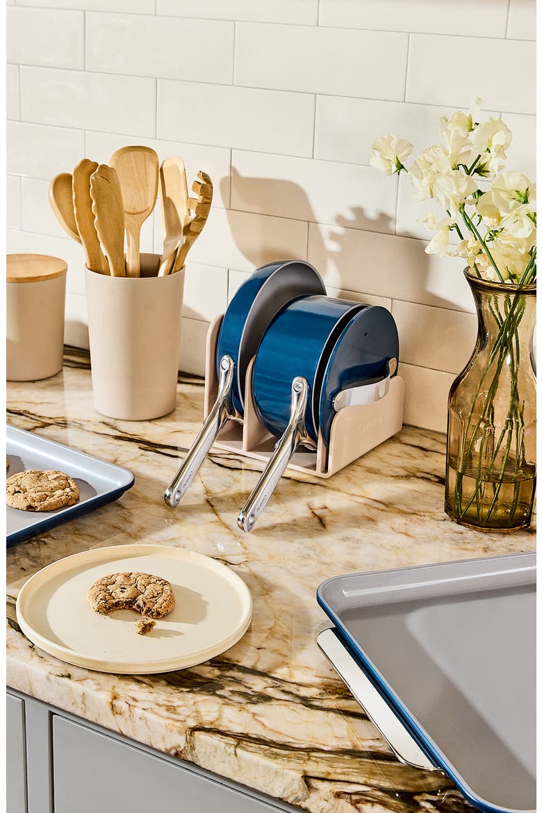Nonstick Ceramic Mini Fry Pan & Sauce Pan Set, Alternate, color, MARIGOLD