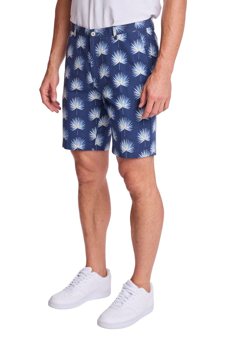 Felix Slim Fit Shorts, Alternate, color, OCEAN WHITE SEERSUCKER