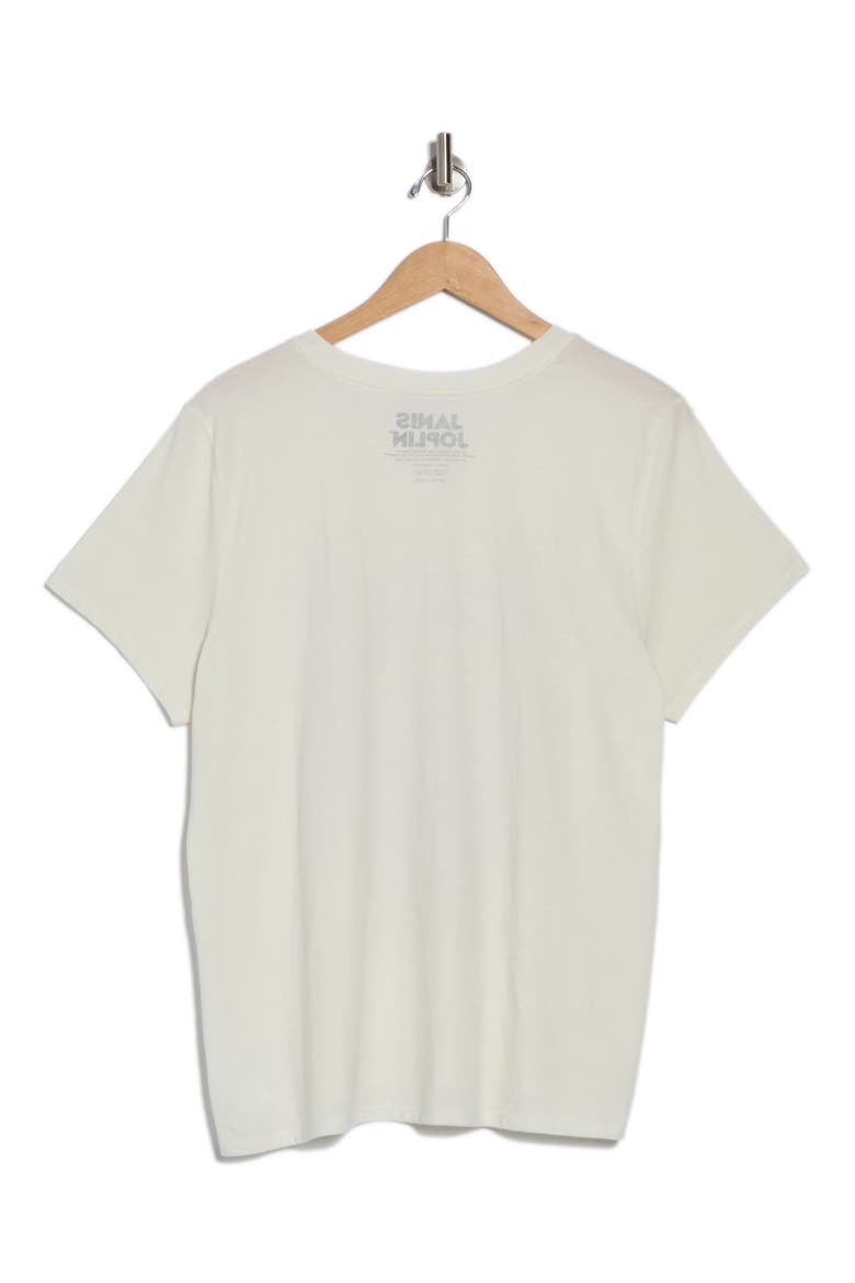 Janis Joplin Graphic Crop T-Shirt, Alternate, color, MARSHMALLOW