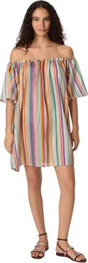 Missoni Short Cover-up In Cotton And Silk With Zigzag Pattern