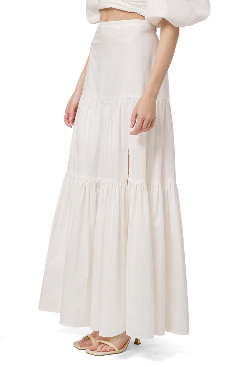 WAYF Tiered Maxi Skirt, Alternate, color,