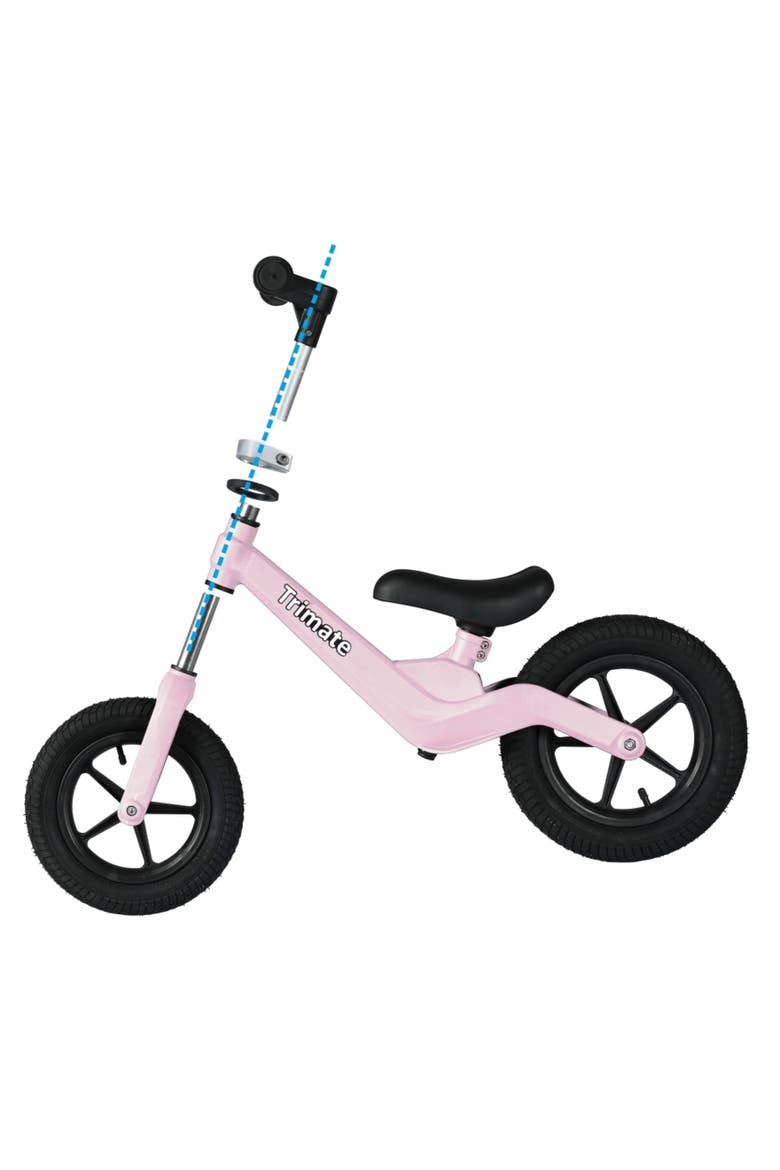 Toddler 12" Pink Balance Bike with Inflated Tire, Ages 3-5, Alternate, color, Multicolored