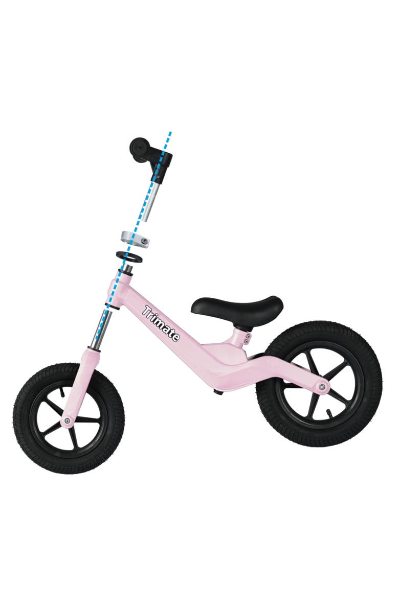 Trimate Toddler 12" Pink Balance Bike with Inflated Tire, Ages 3-5, Alternate, color, Multicolored