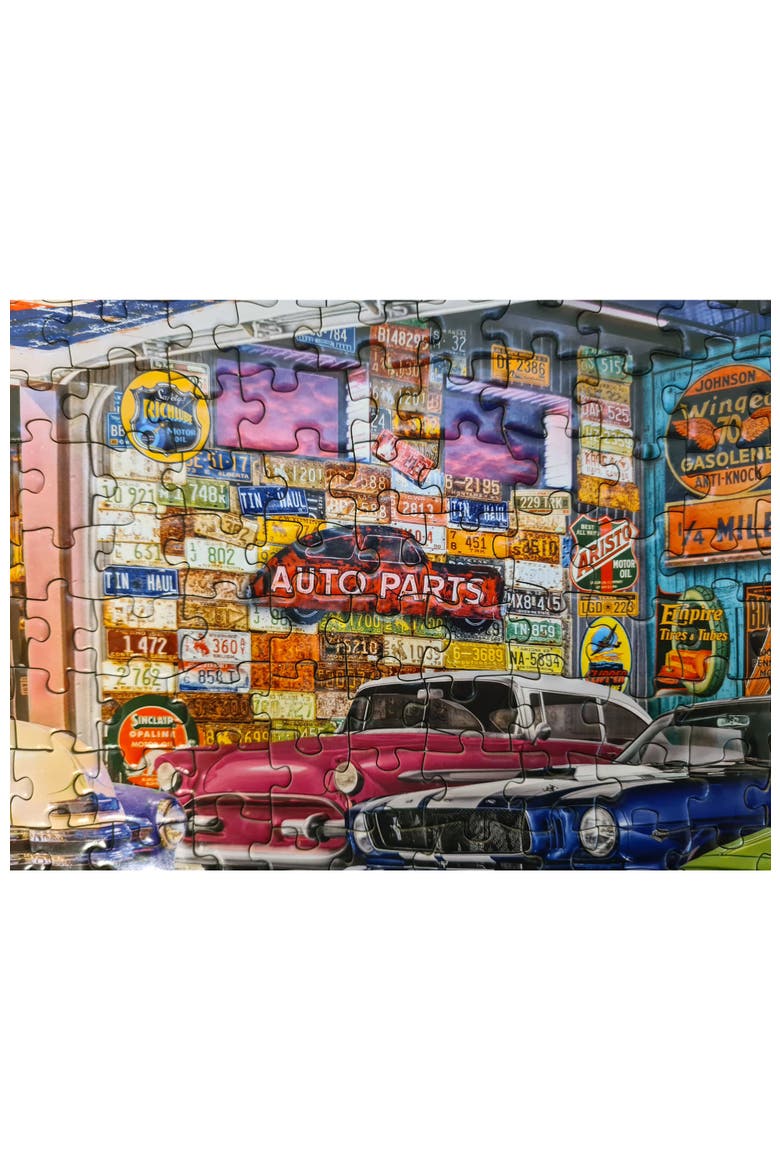 Collector's Garage 750 Piece Puzzle, Alternate, color, Multicolor