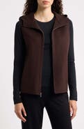 Theory Hooded Wool Blend Zip Vest