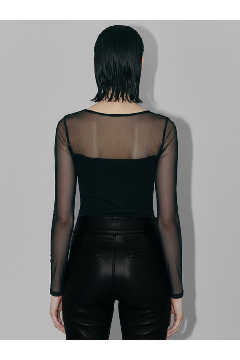 Christa Top, Alternate, color, Black