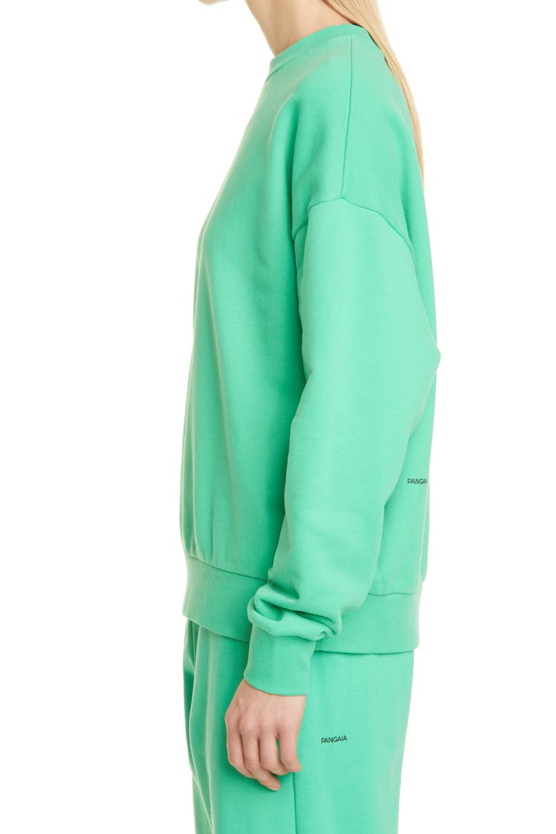 365 PPRMINT™ Unisex Organic Cotton Crewneck Sweatshirt, Alternate, color, JADE GREEN