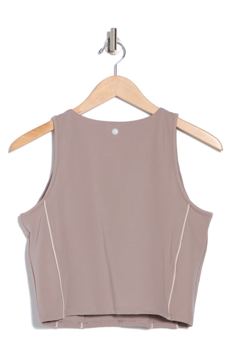 YOGALICIOUS Lux Race Me Piped Crop Tank, Alternate, color, Satellite-Nacreous Cloud