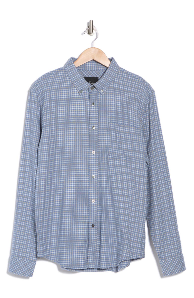 Rails Reid Check Stretch Cotton Button-Up Shirt, Alternate, color,