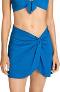 Robin Piccone Ava Twist Cover-Up Miniskirt