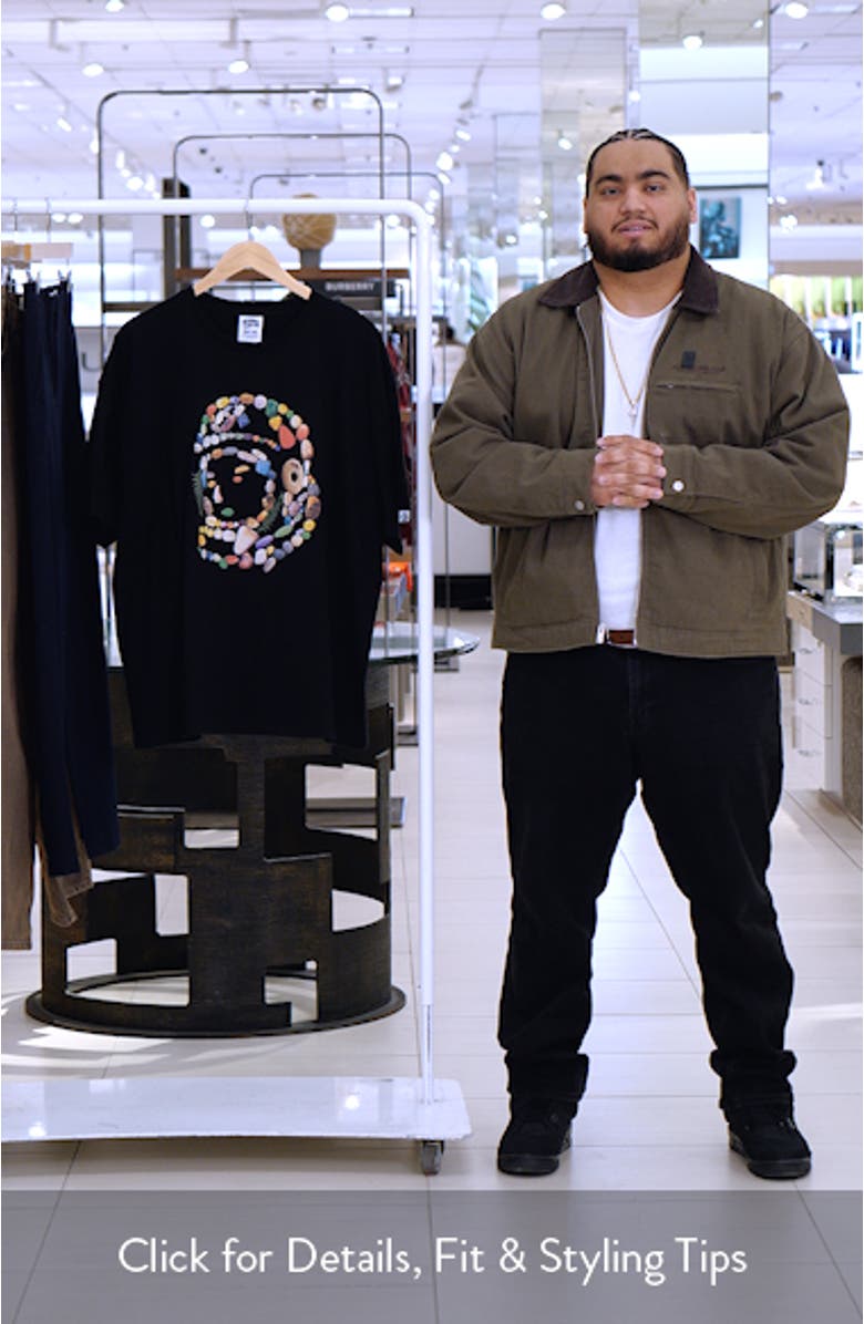 Stones Spaceman Logo Graphic T-Shirt, sales video thumbnail