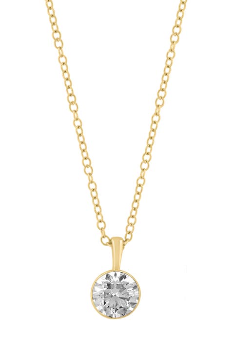 Lab-Grown Diamond Pendant Necklace