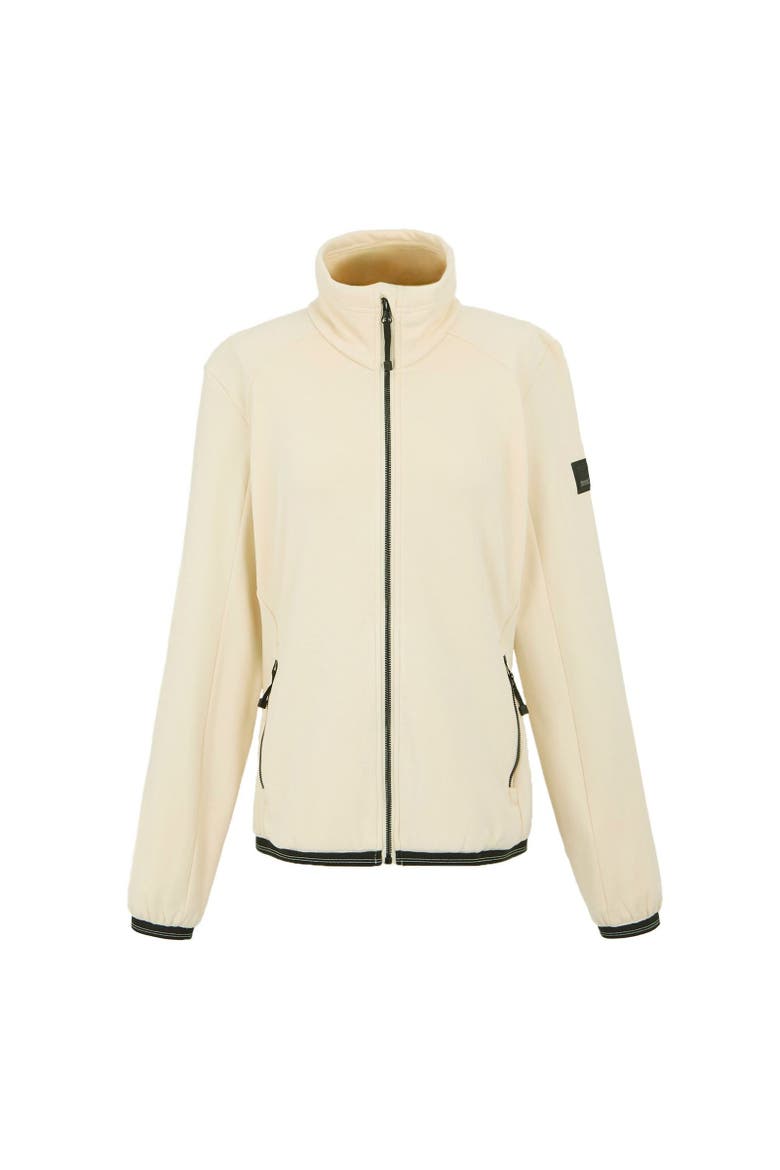 Bayhill Zipped Fleece Jacket, Main, color, Light Vanilla