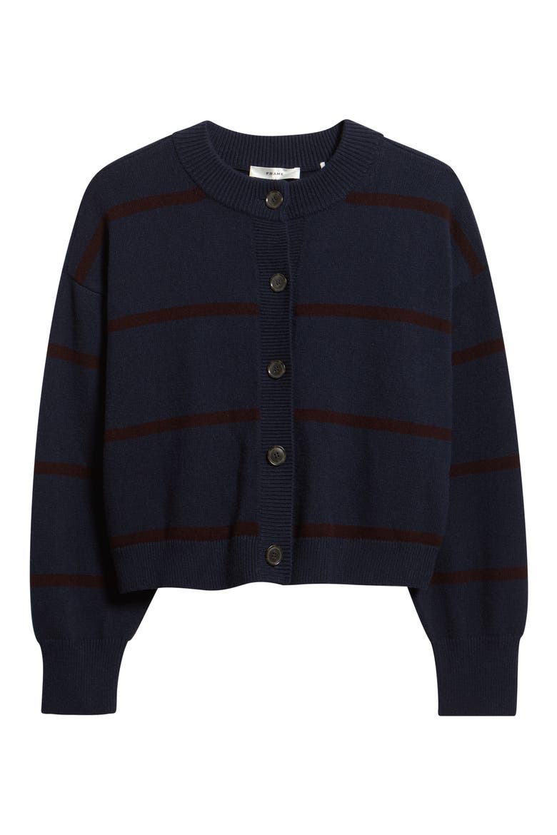 Easy Femme Striped Cardigan, Alternate, color, NAVY STRIPE