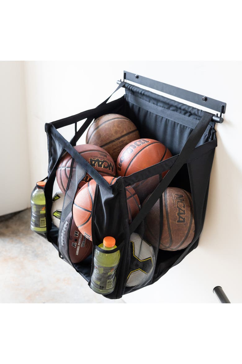 Hall of Fame Ball Storage Rack, Alternate, color, Black