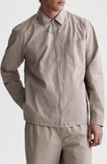 Brooklyn Industries Zip Front Cotton Overshirt
