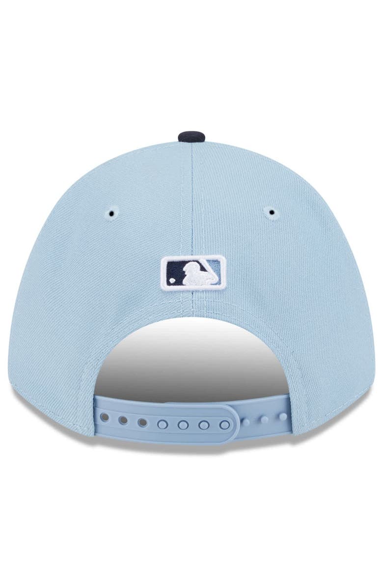 Men's New Era Light Blue/Navy Washington Nationals 2025 City Connect 9FORTY M-Crown Adjustable Hat, Alternate, color, Light Blue
