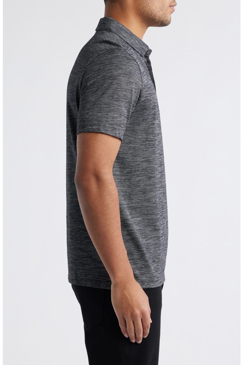 Payne Space Dye Jacquard Polo, Alternate, color, BLACK